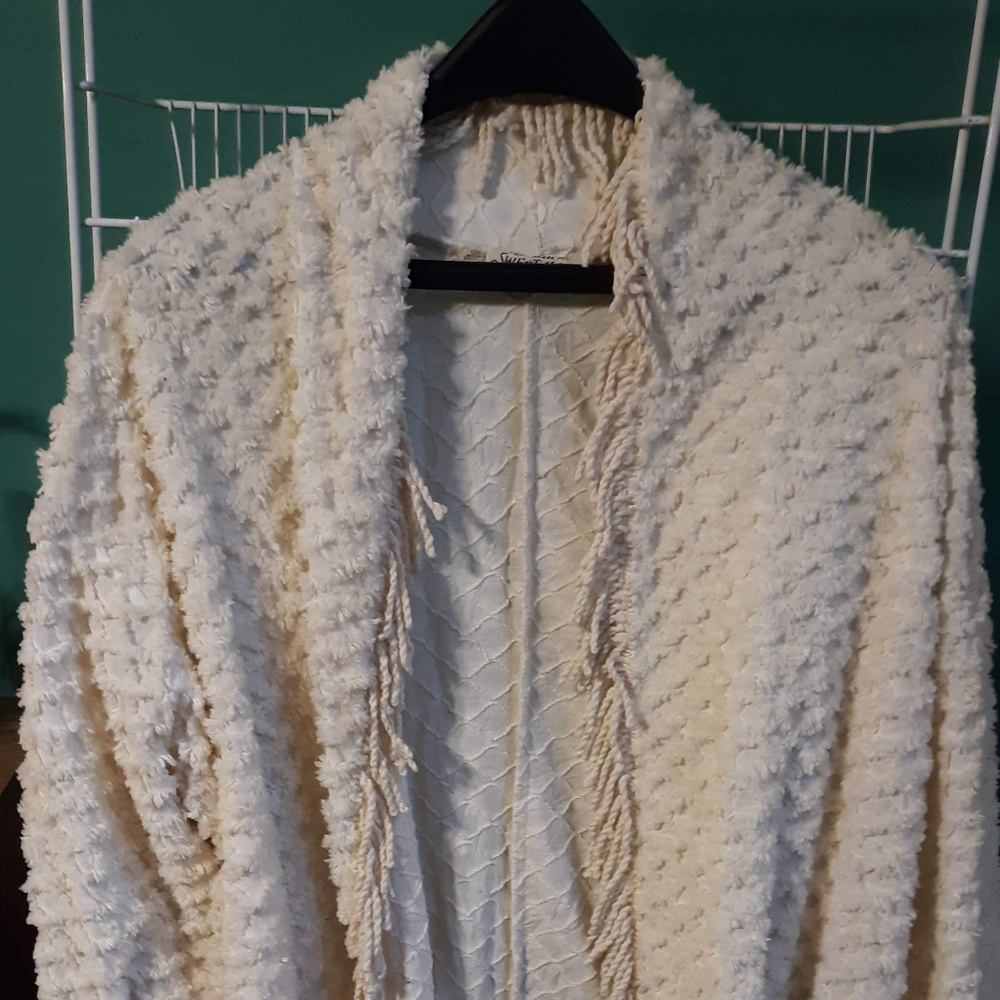Chenille Jacket w Fringe